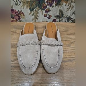 Women's Lucky Brand Panlin Mule Beige Suede Size 11M